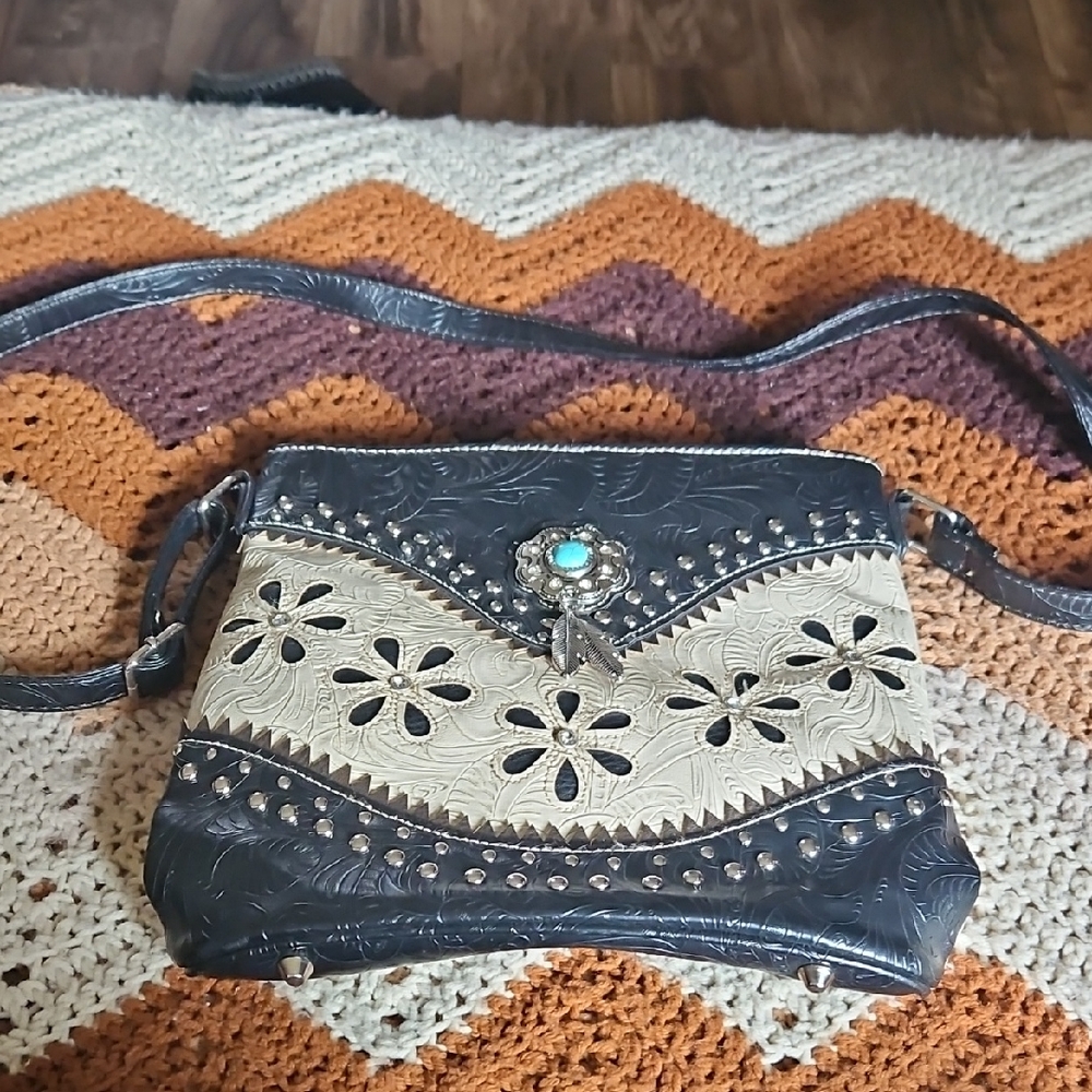 Hw Collection Western Hanging Feather Tassels Women's Bag